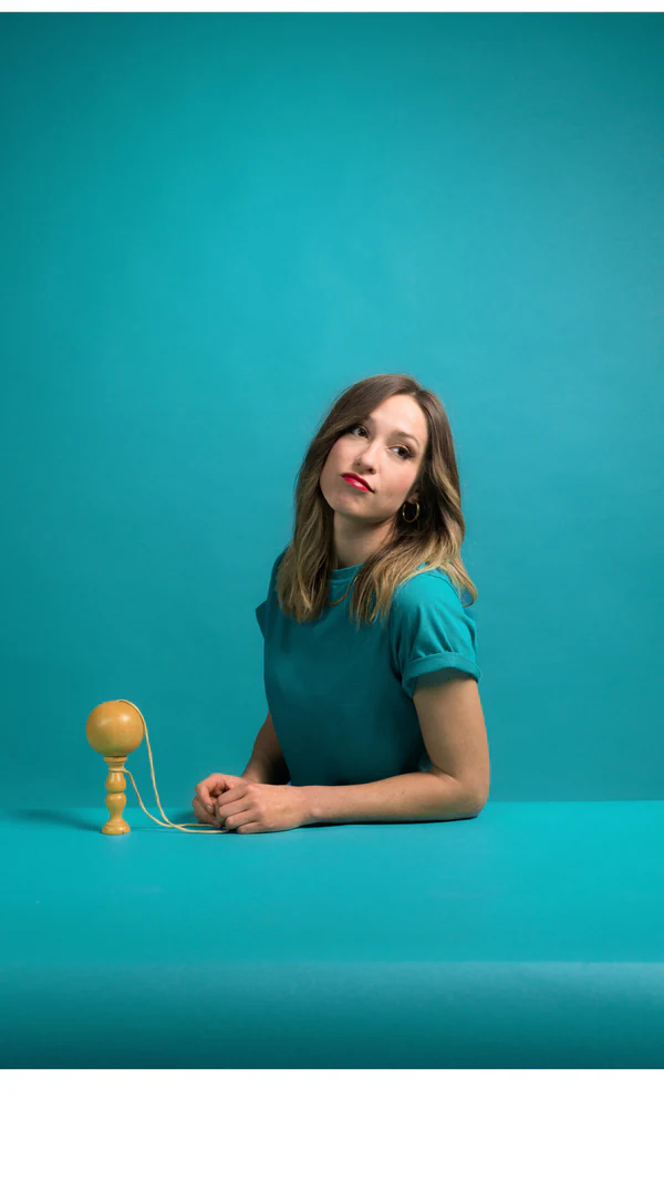 Photo studio brute de Sarah Grosjean, avant retouche, par Gautier Collet