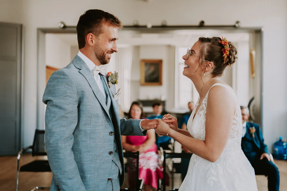 Alice & Thomas au Château du Pont d'Oye, à Habay, reportage de mariage par Gautier Collet