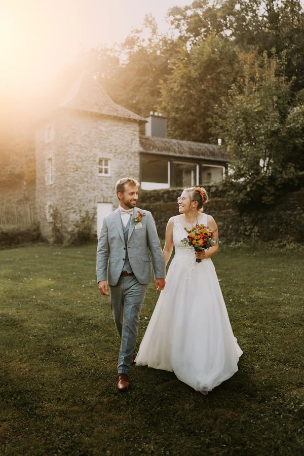 Alice & Thomas au Château du Pont d'Oye, à Habay, moment de mariage par Gautier Collet