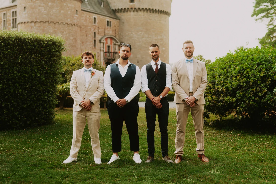 Annelyse & Franck au Château Lavaux-Sainte-Anne, reportage de mariage par Gautier Collet