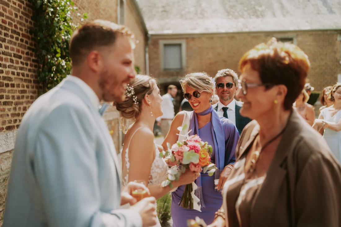 Annelyse & Franck au Château Lavaux-Sainte-Anne, photo de mariage par Gautier Collet