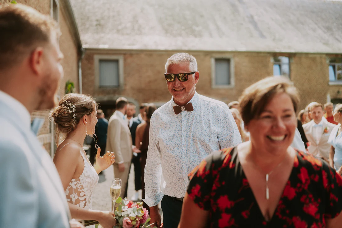Annelyse & Franck au Château Lavaux-Sainte-Anne, moment de mariage par Gautier Collet