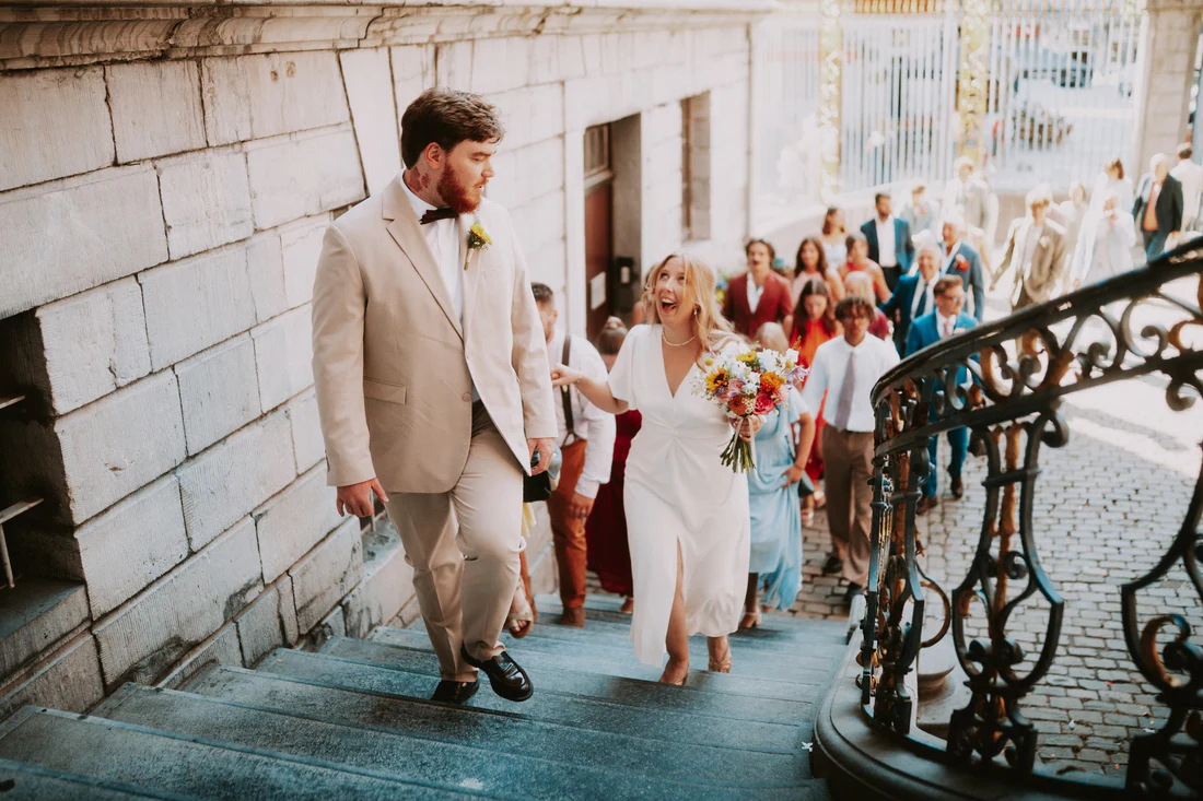 Aude & Paul à la Ferme Château du Sart, photographe de mariage par Gautier Collet