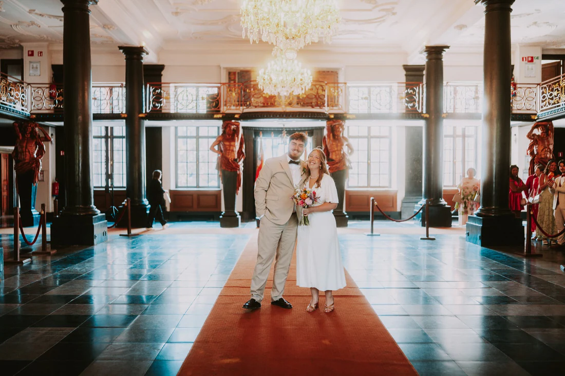 Aude & Paul à la Ferme Château du Sart, photo de mariage par Gautier Collet