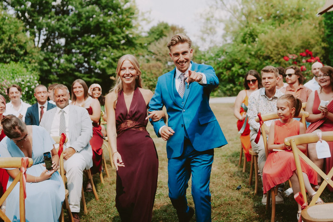 Aude & Paul à la Ferme Château du Sart, photo de mariage par Gautier Collet