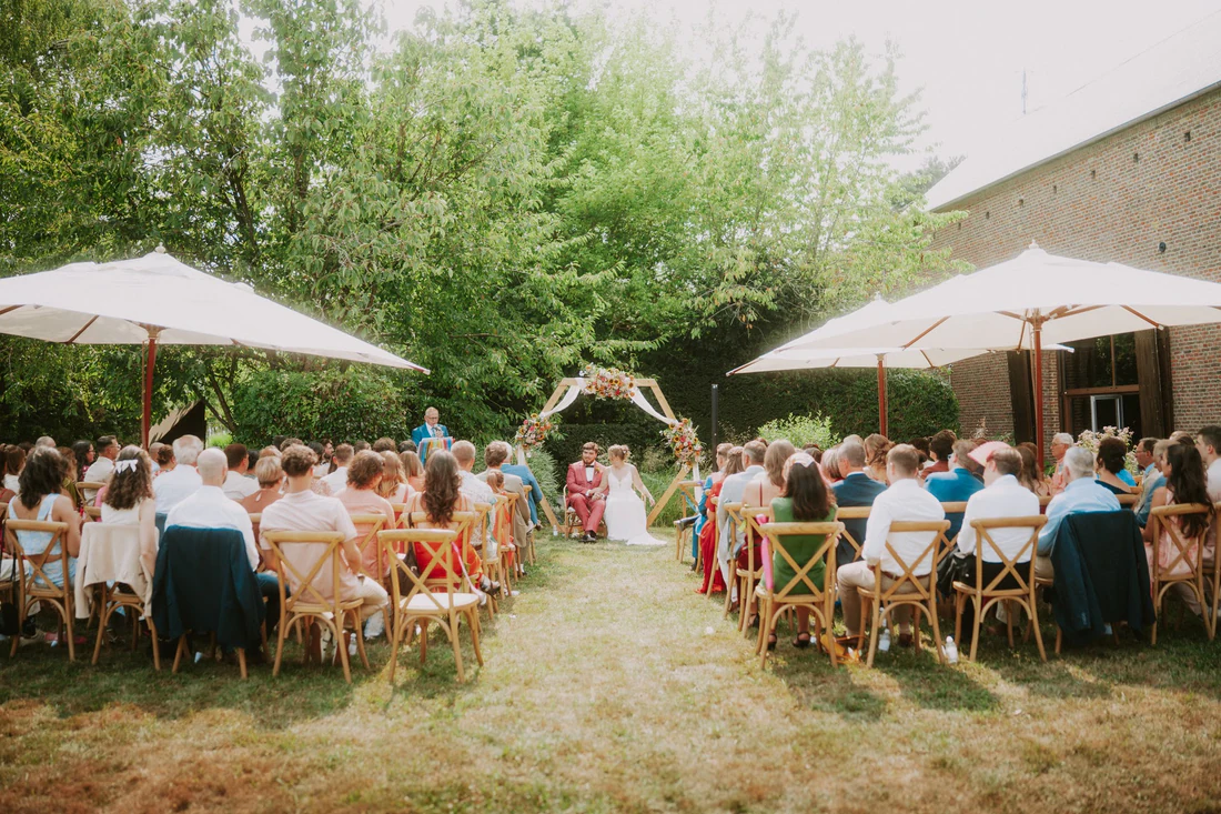 Aude & Paul à la Ferme Château du Sart, photographe de mariage par Gautier Collet