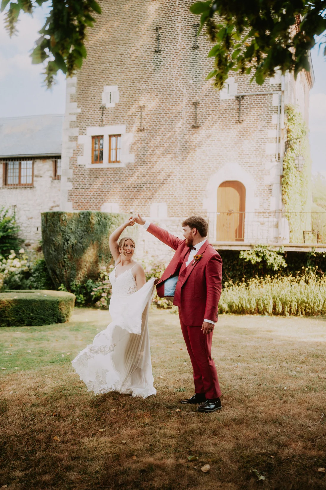 Aude & Paul à la Ferme Château du Sart, photographe de mariage par Gautier Collet
