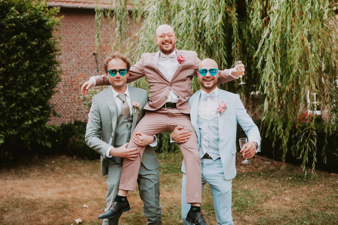 Aude & Paul à la Ferme Château du Sart, photo de mariage par Gautier Collet