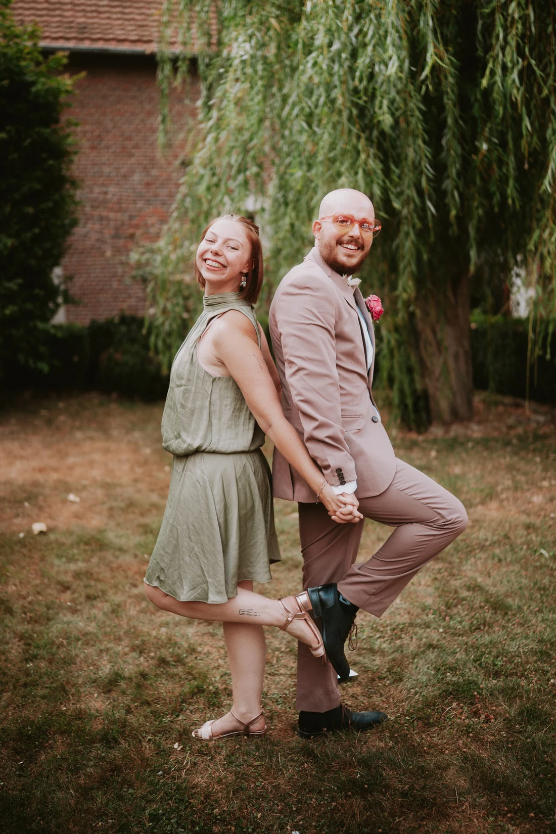 Aude & Paul à la Ferme Château du Sart, moment de mariage par Gautier Collet