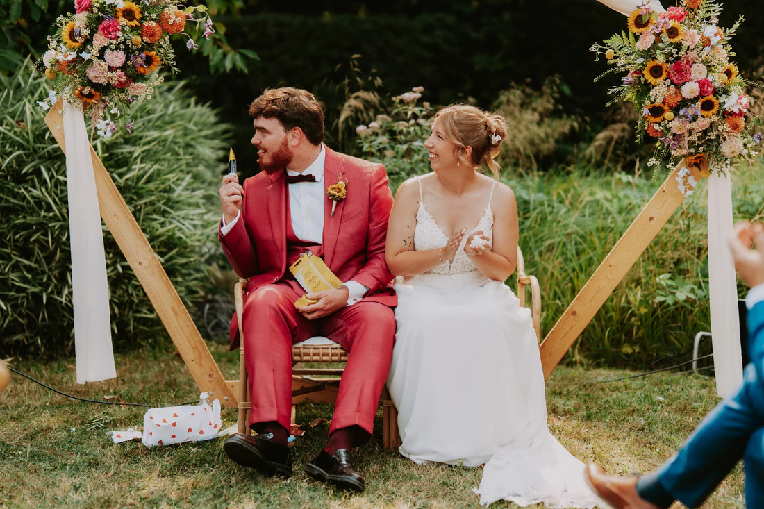 Aude & Paul à la Ferme Château du Sart, photo de mariage par Gautier Collet