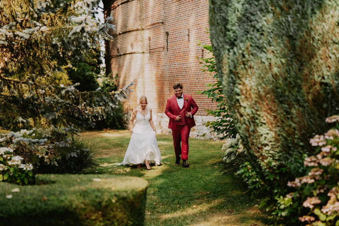 Aude & Paul à la Ferme Château du Sart, reportage de mariage par Gautier Collet
