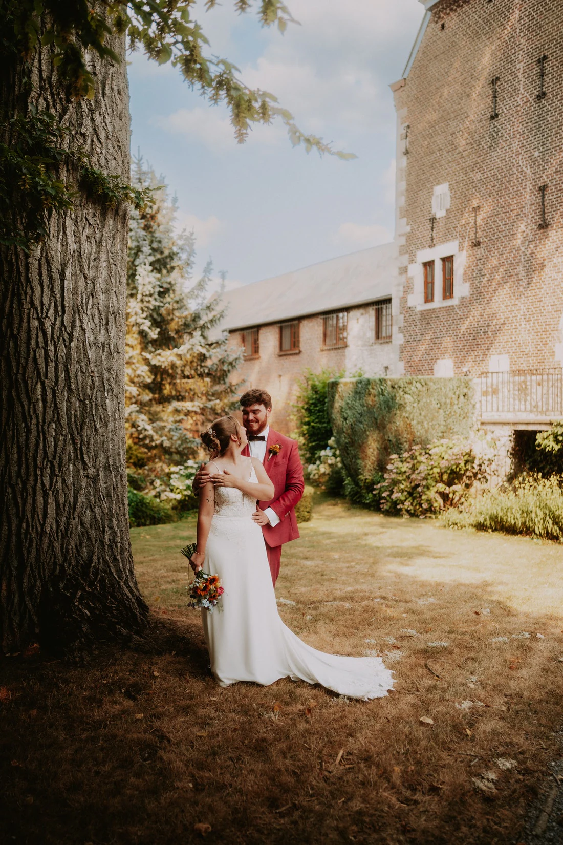 Aude & Paul à la Ferme Château du Sart, photo de mariage par Gautier Collet