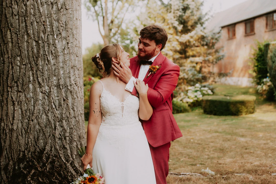 Aude & Paul à la Ferme Château du Sart, moment de mariage par Gautier Collet