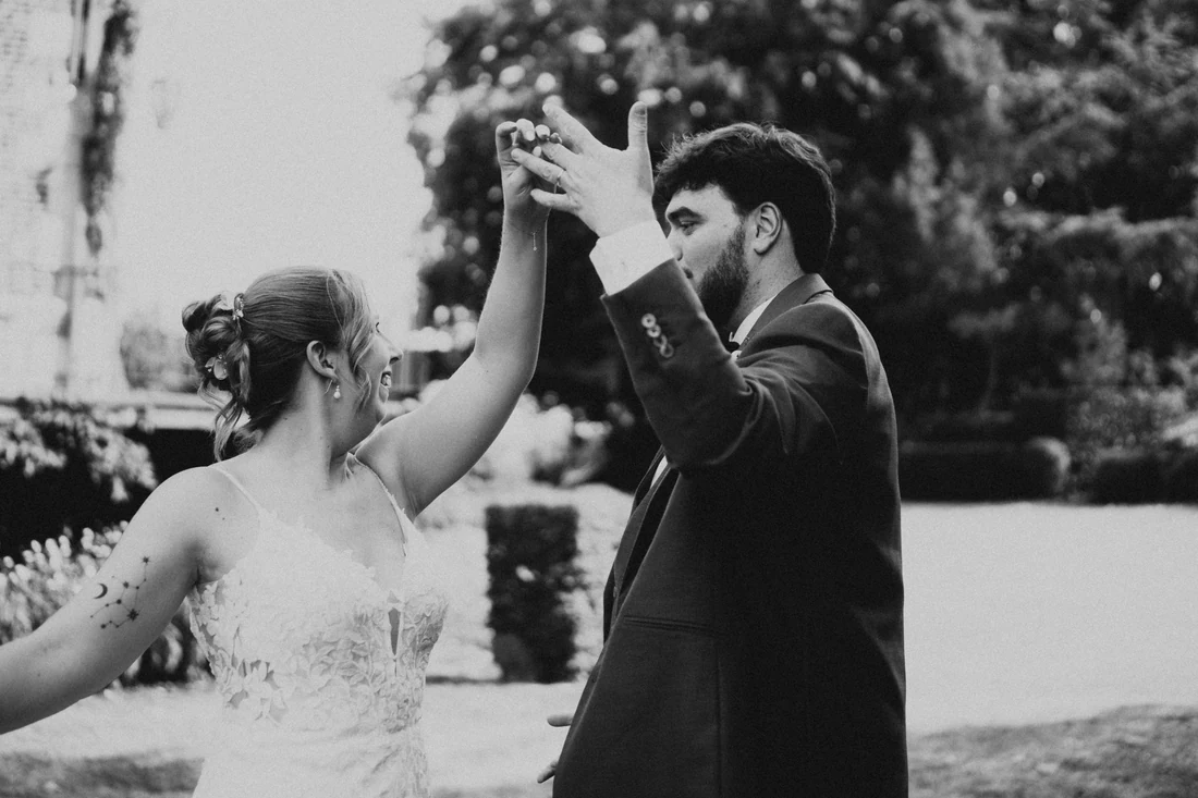 Aude & Paul à la Ferme Château du Sart, photo de mariage par Gautier Collet