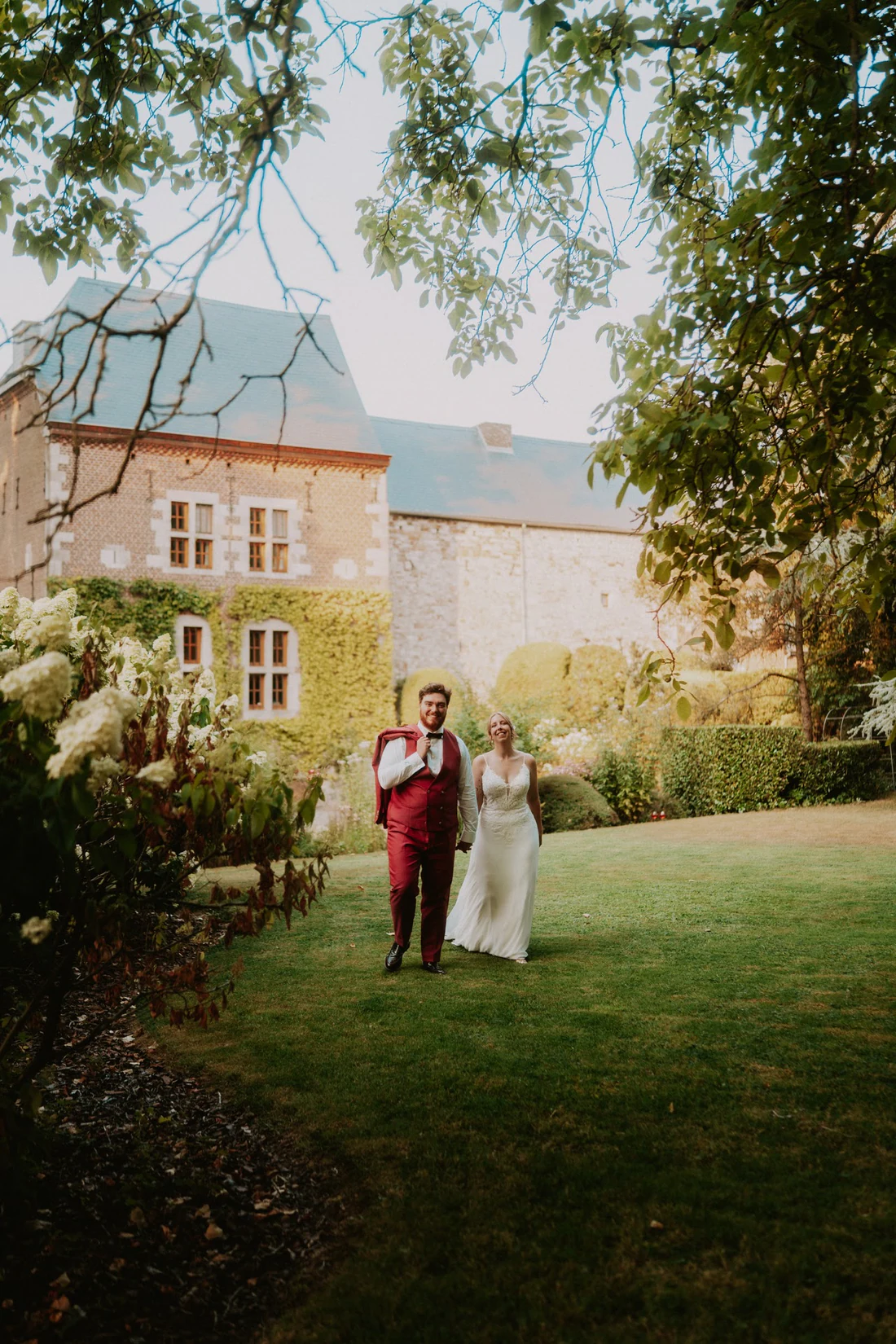 Aude & Paul à la Ferme Château du Sart, photographe de mariage par Gautier Collet