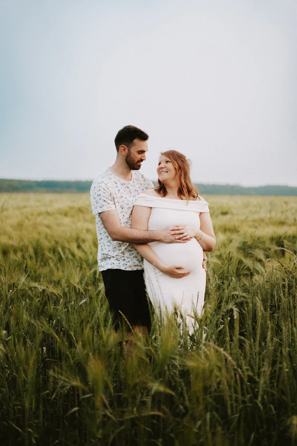 Aurore & Charles, photo de grossesse par Gautier Collet
