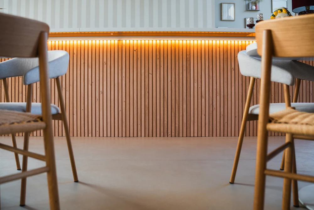 BOW Design · Restaurant Whalain, photographie d'architecture par Gautier Collet