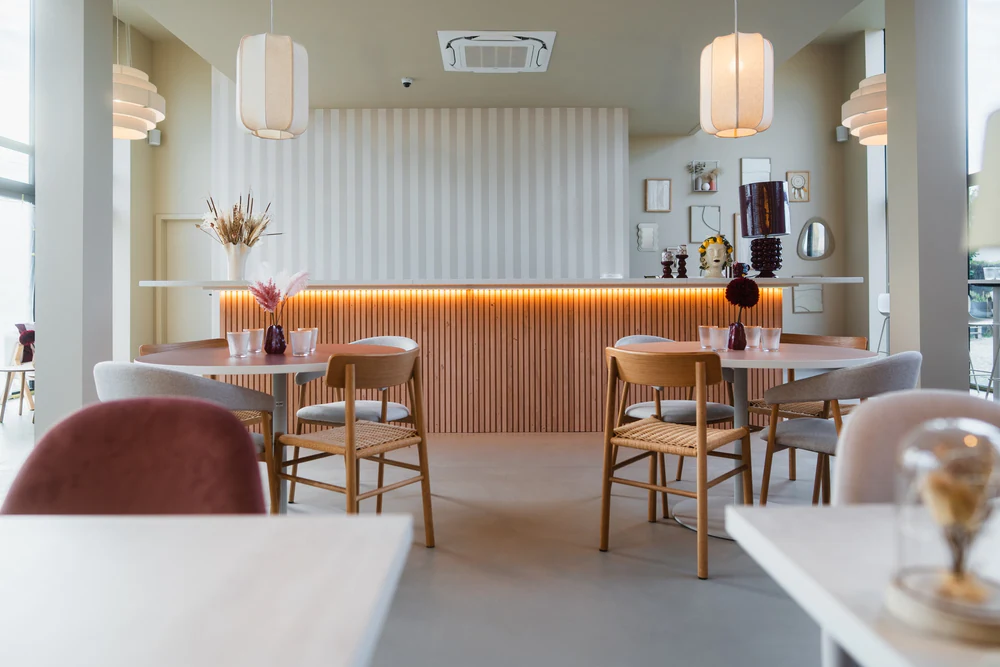 BOW Design · Restaurant Whalain, photographe d'architecture par Gautier Collet
