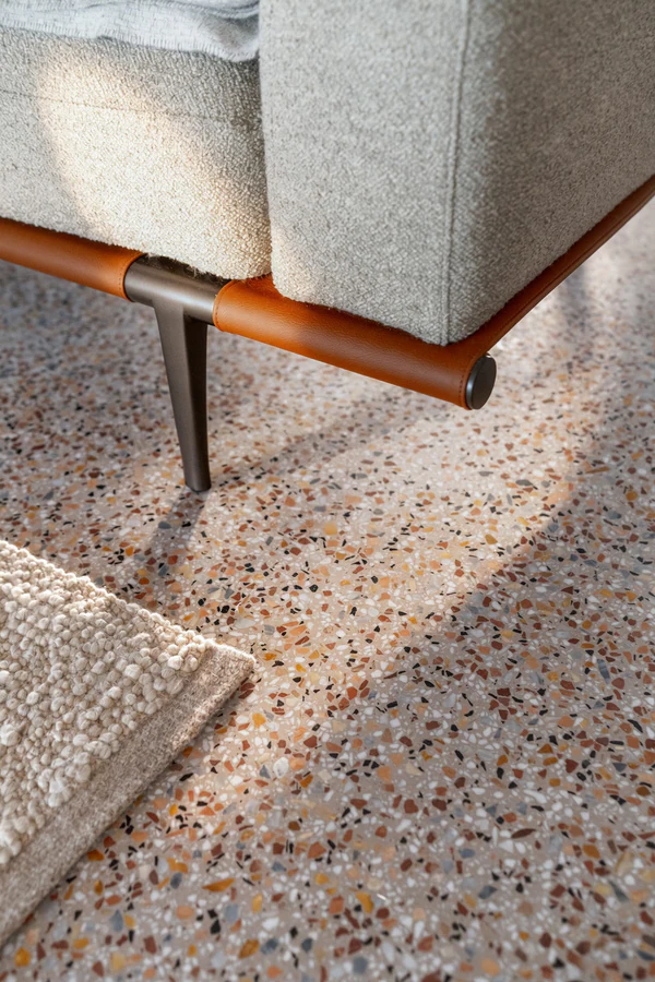 BOW Design · Terrazzo au Luxembourg, photo d'intérieur par Gautier Collet