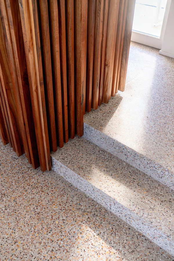 BOW Design · Terrazzo au Luxembourg, photo d'intérieur par Gautier Collet
