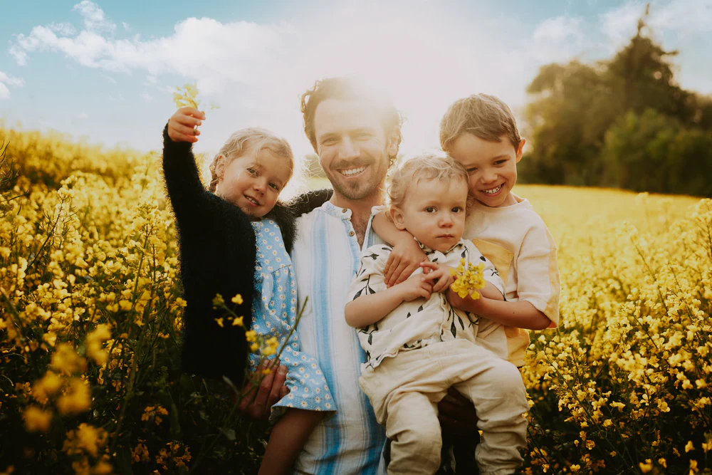 Céline & Boris · en famille, photographe de famille par Gautier Collet
