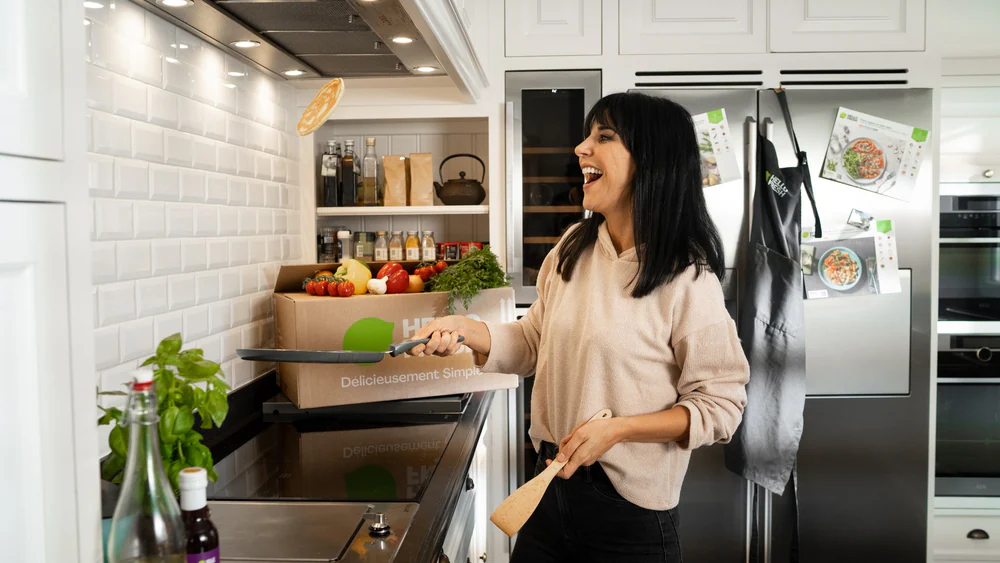 Hello Fresh avec Maria del Rio, reportage corporate par Gautier Collet