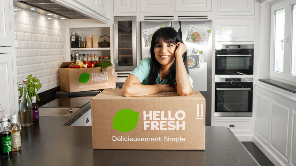Hello Fresh avec Maria del Rio, photo de marque par Gautier Collet