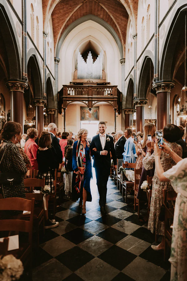 Margaux & François au Domaine de Bronromme, à Theux, moment de mariage par Gautier Collet