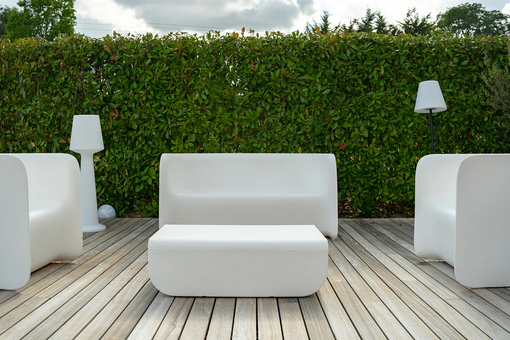 Terrasse pour piscine privée, photo d'intérieur par Gautier Collet