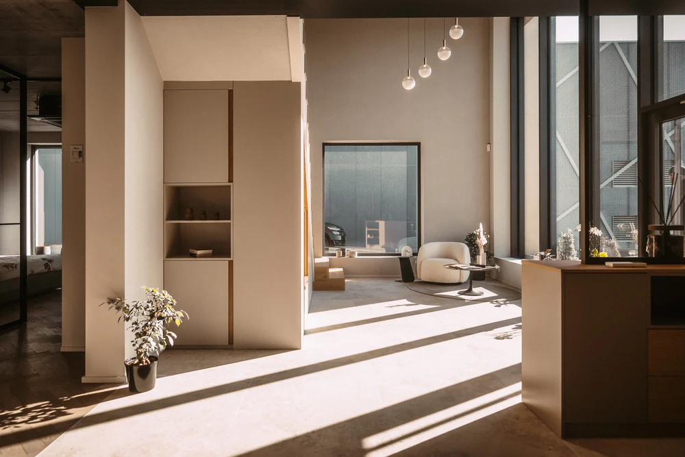 Showroom La Parqueterie, photographe d'architecture par Gautier Collet