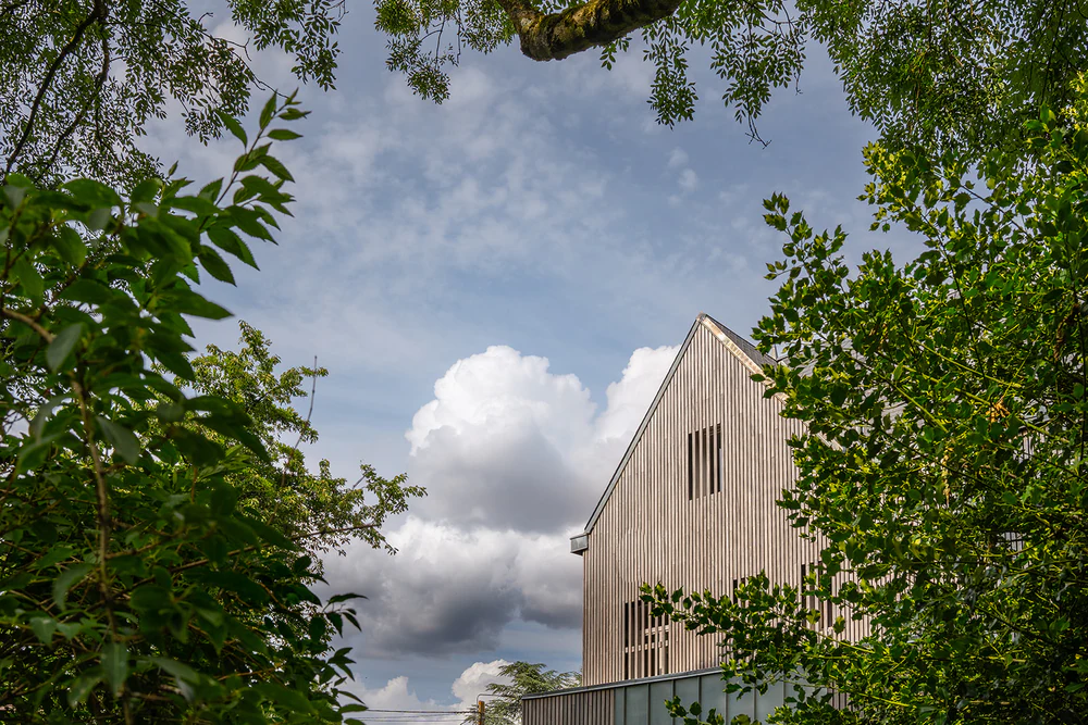 Un chalet dans la nature, photographie d'architecture par Gautier Collet
