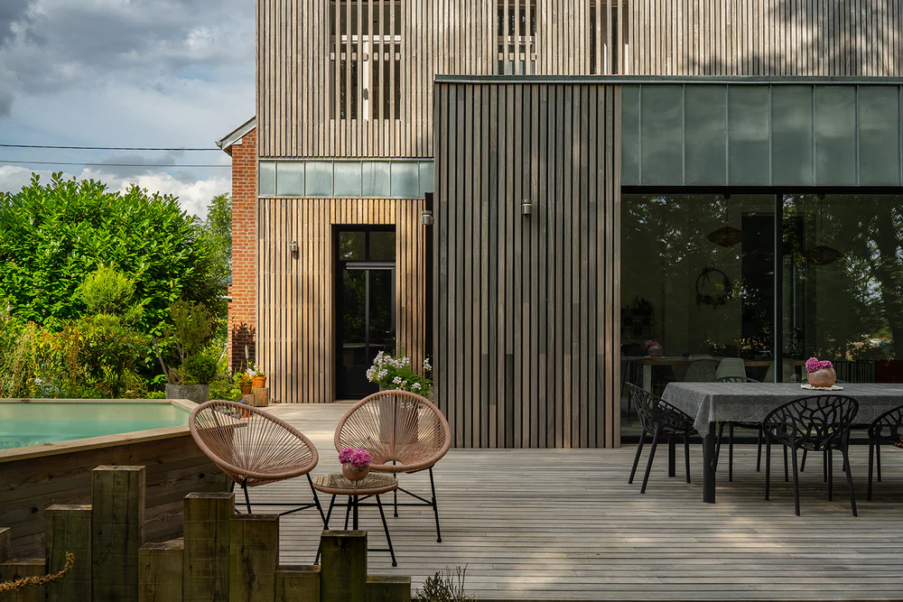 Un chalet dans la nature, photo d'intérieur par Gautier Collet