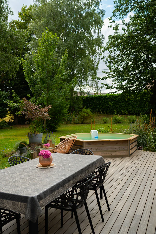 Un chalet dans la nature, photo d'intérieur par Gautier Collet